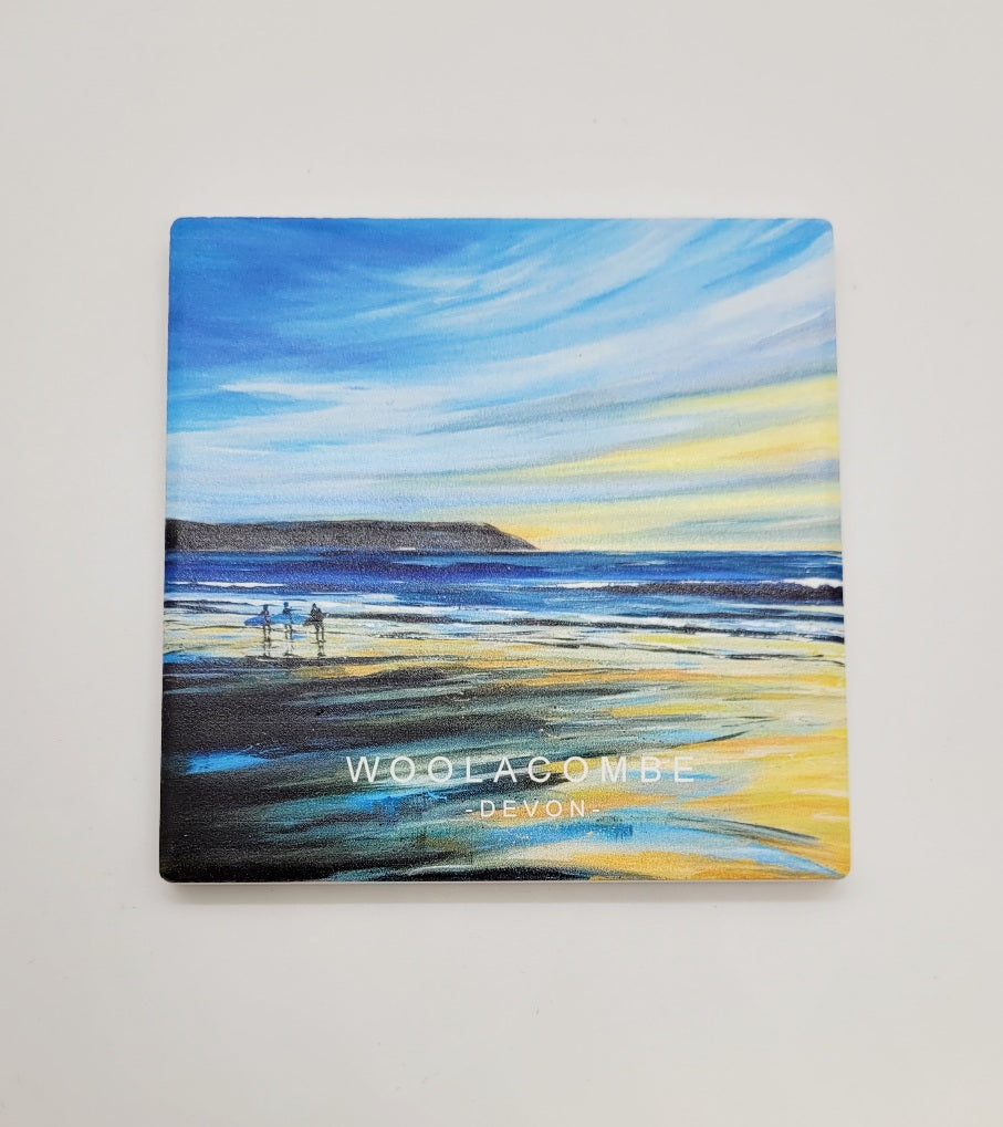 Hazy Sunset coaster