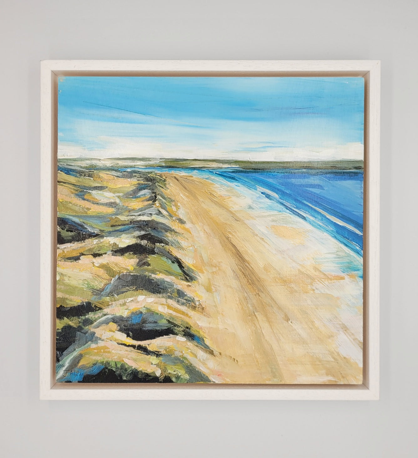 Saunton Sands. Original paitnting by Jo Allum