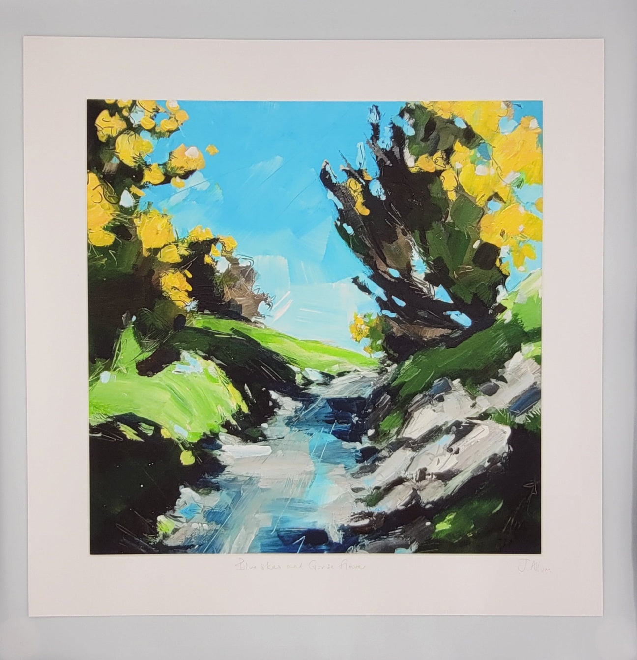 Yellow Gorse Skies by Jo Allum