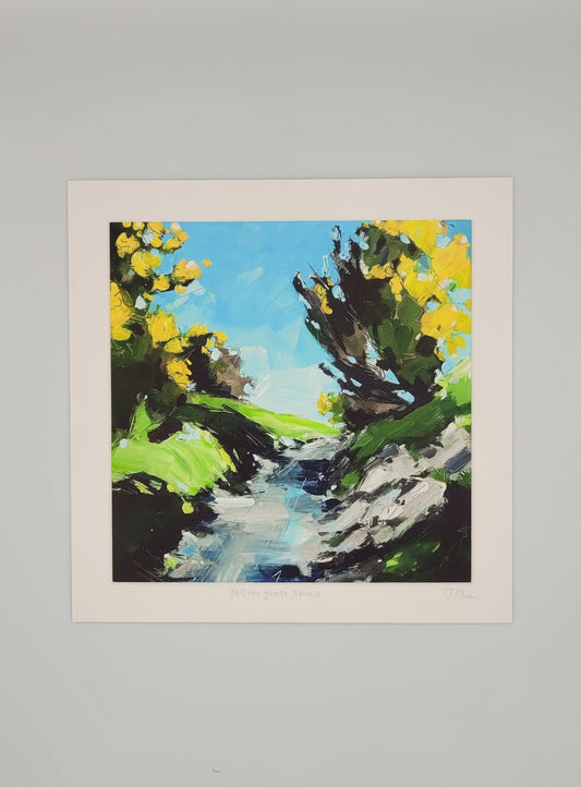 Yellow Gorse Skies by Jo Allum