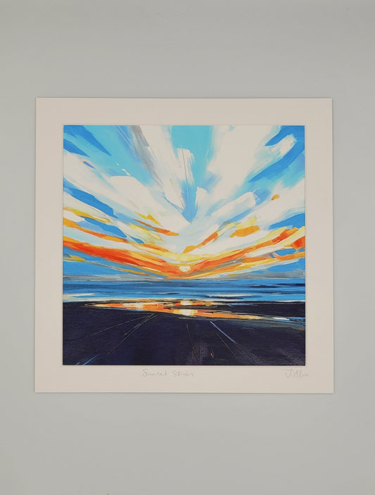 Sunset Skies. Art Prints by Jo Allum