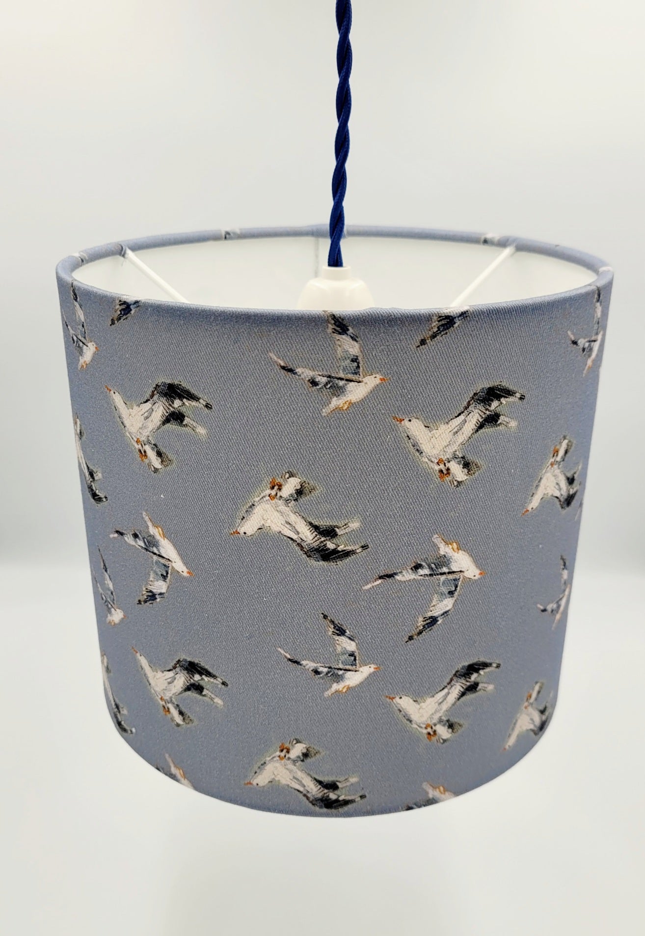 Seagull print lampshade