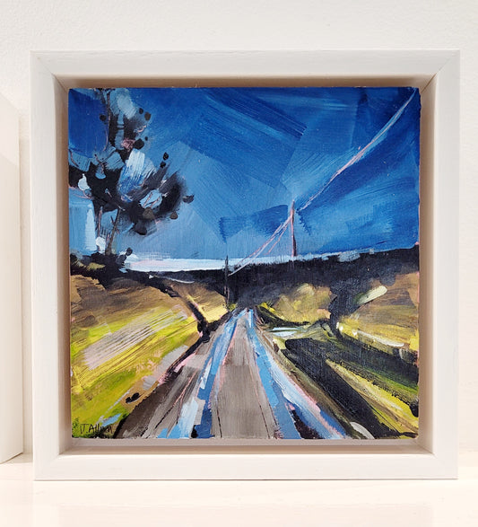 Twilight Lanes II Original painting by Jo Allum