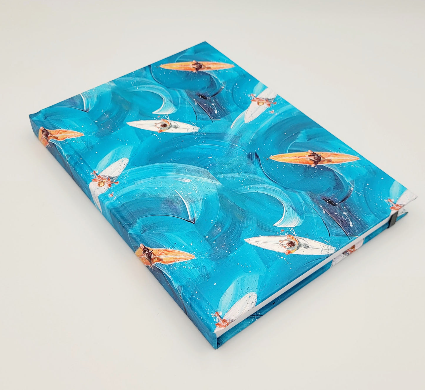 A5 Notebook. Aerial surfers