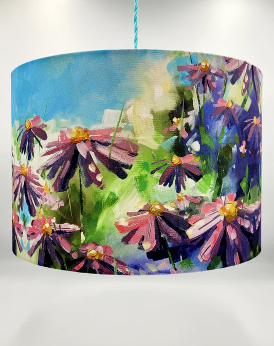 Purple Daisy Lampshade