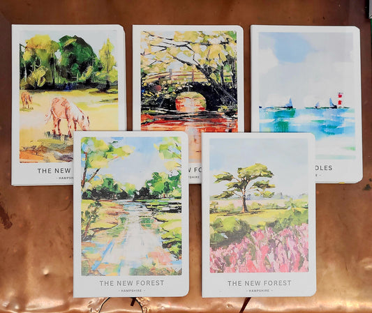 A5 lined notebooks