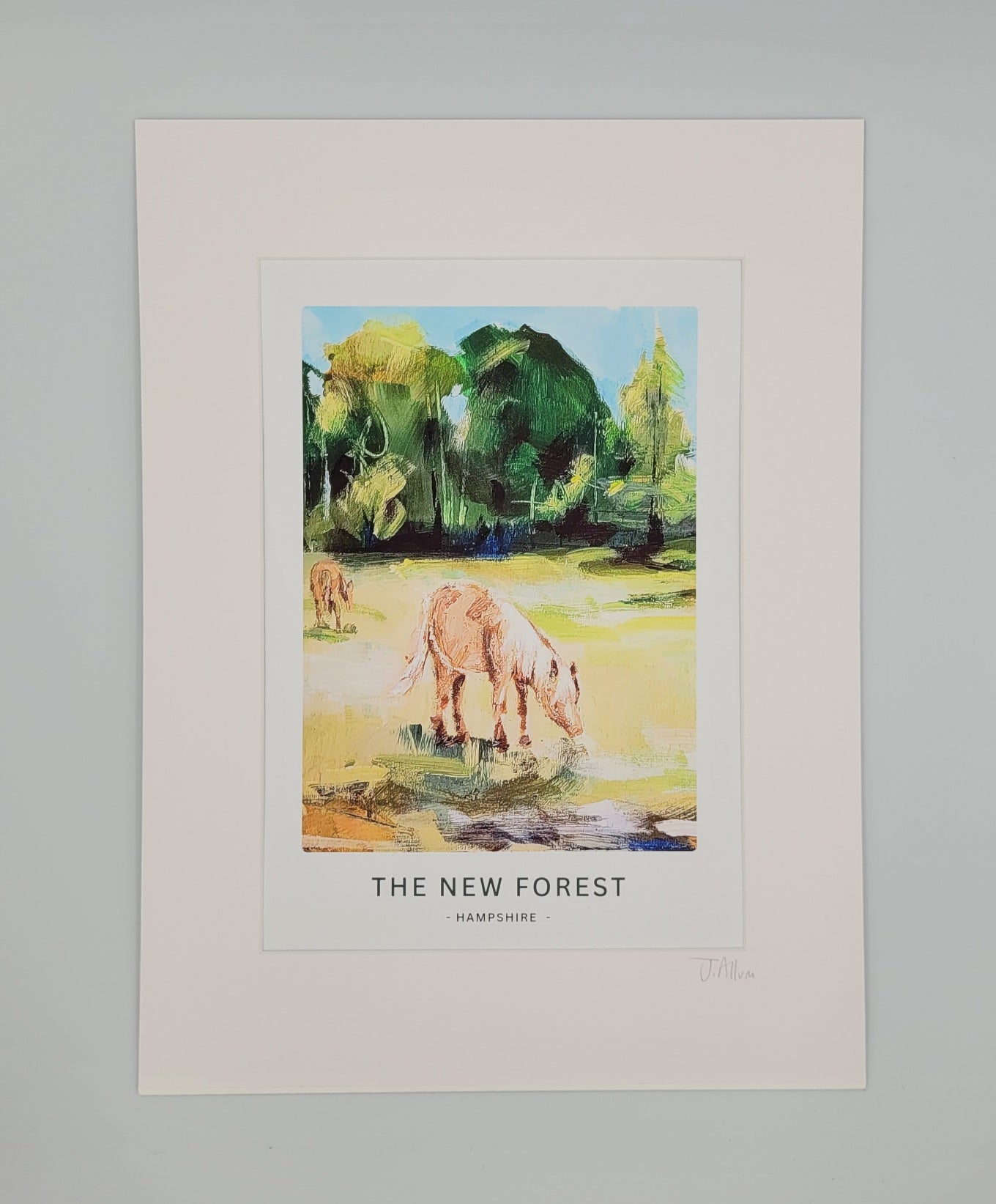 Ponies Art Print