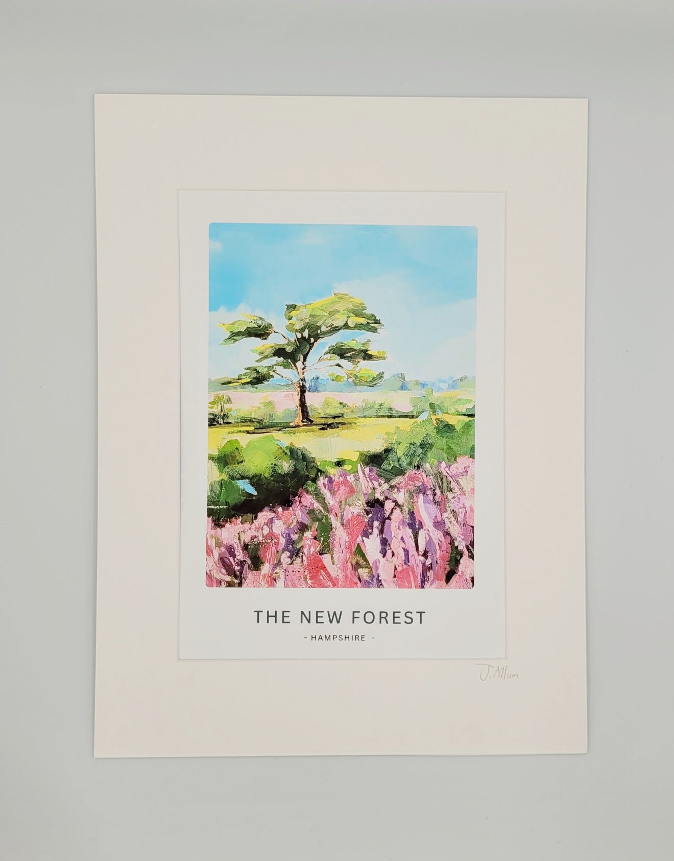 Purple Heather Art Print