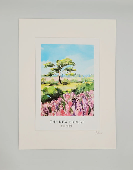 Purple Heather Art Print