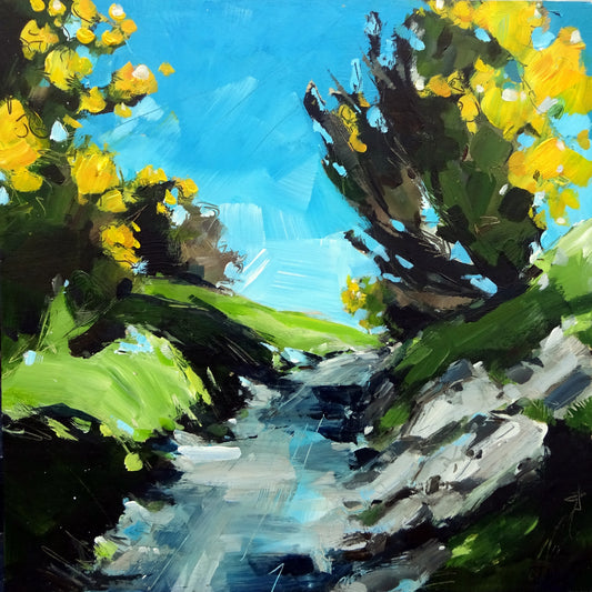 Yellow Gorse Skies by Jo Allum