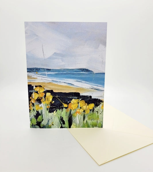 Summer Rain Greetings card