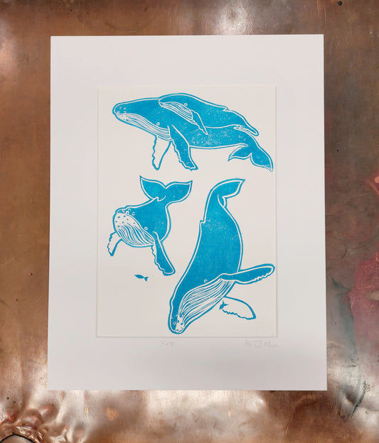 Pod Original Lino Print