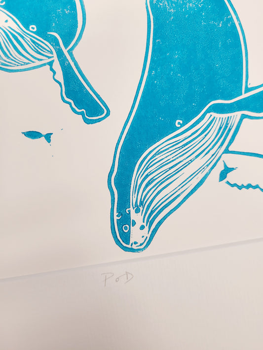 Pod Original Lino Print