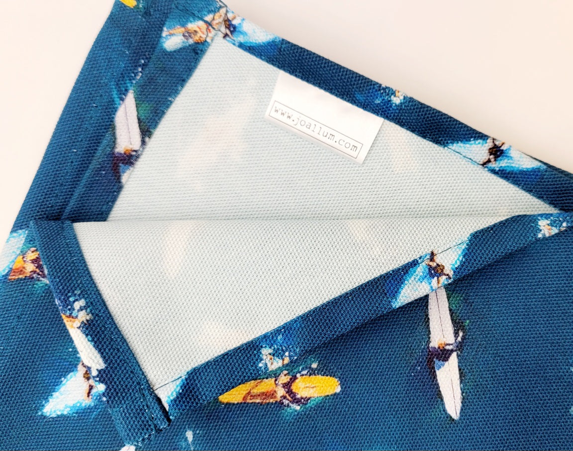 Aerial Surfers Tea Towel