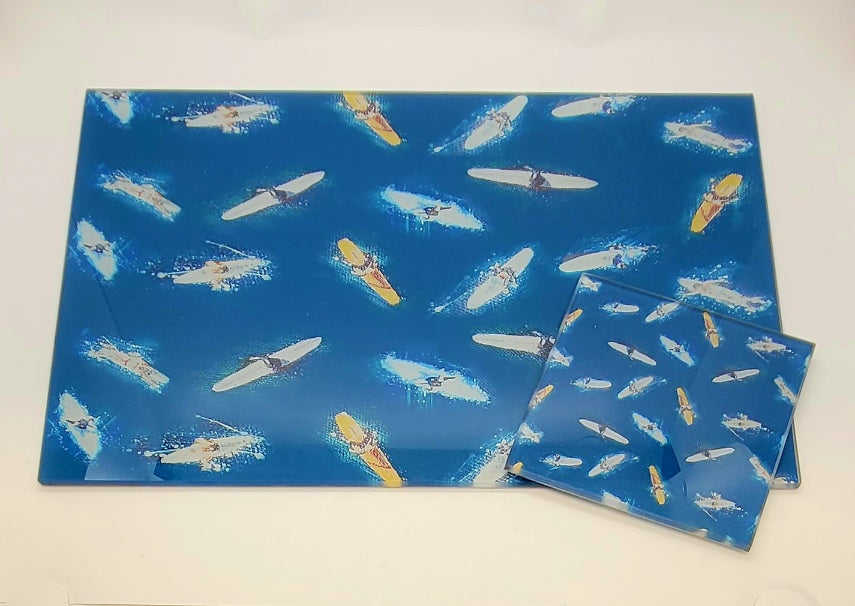 Aerial Surfer Multi Worktop Savers, Table Mats and Coasters