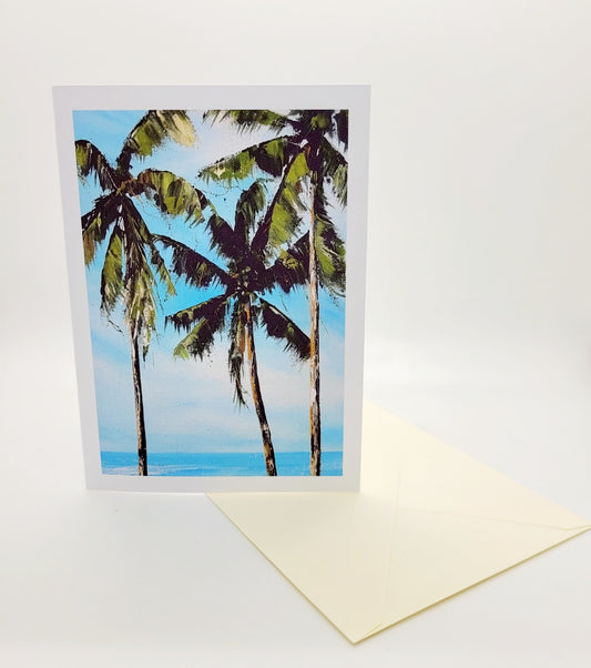 Palms Greetings Card