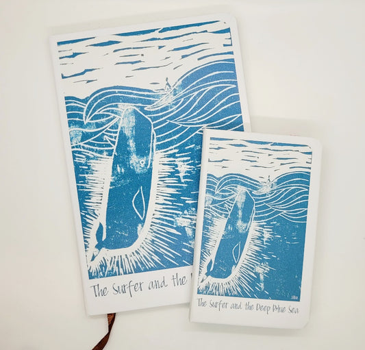 Surfer and the deep blue sea notebooks