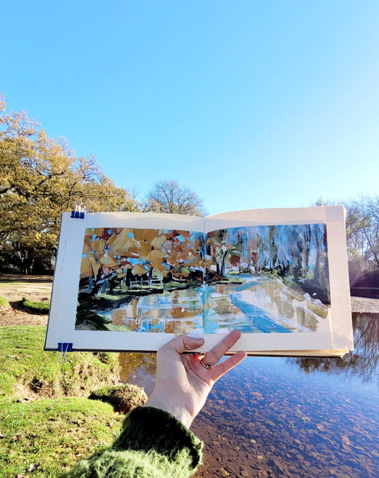 Frosty Forest Sketching