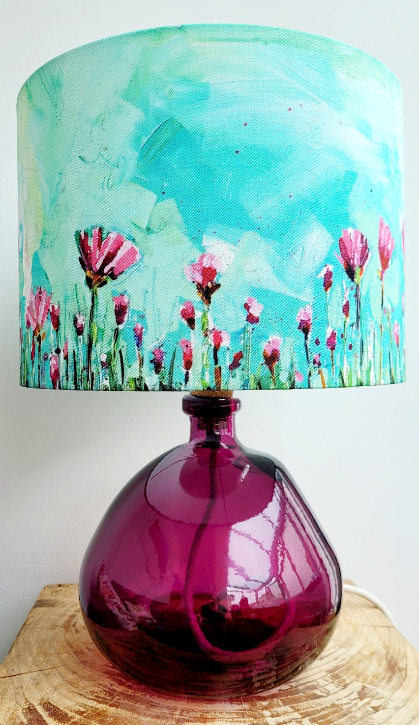 Sea Pinks lampshade