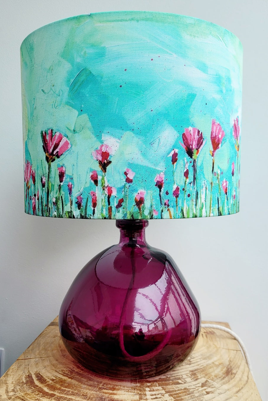 Sea Pinks lampshade