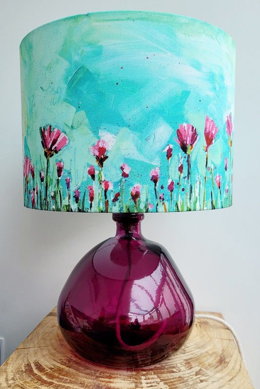 Sea Pinks lampshade