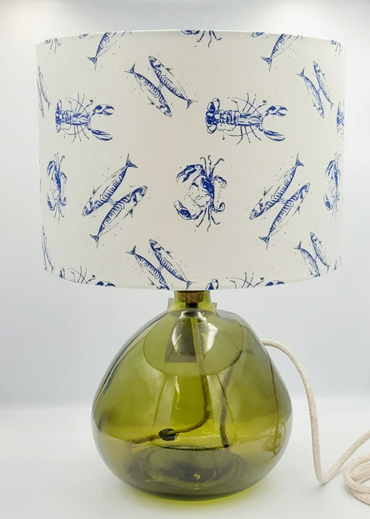 Small Print Sea Life Lampshade