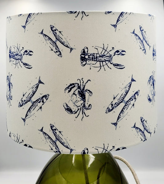 Small Print Sea Life Lampshade