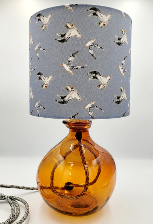 Seagull print lampshade