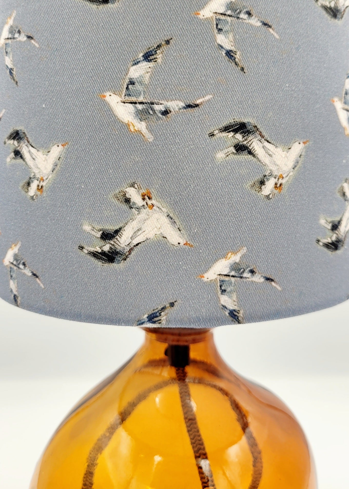 Seagull print lampshade