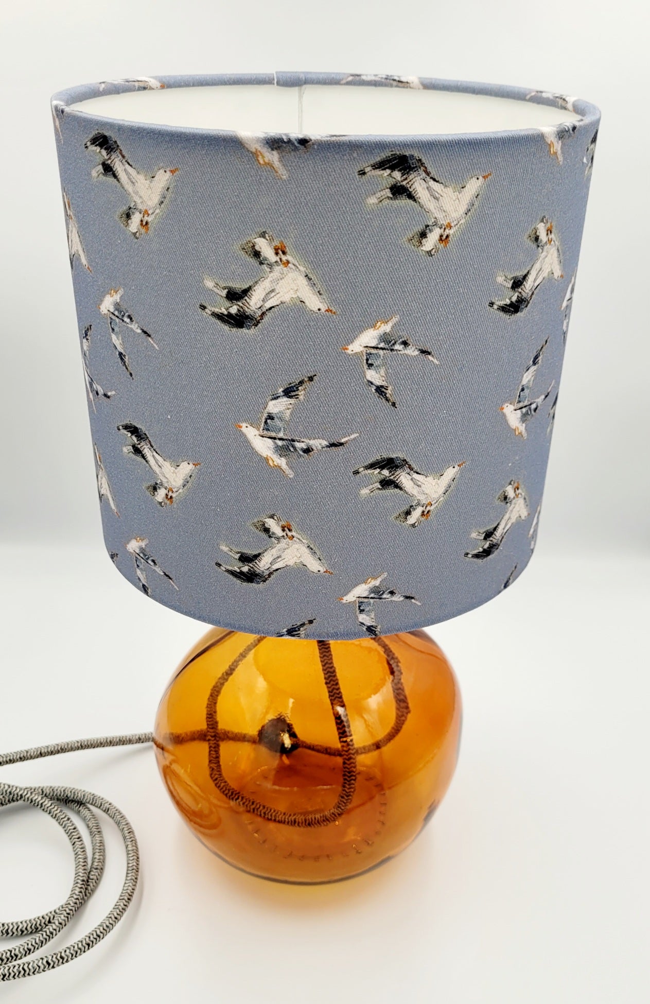 Seagull print lampshade