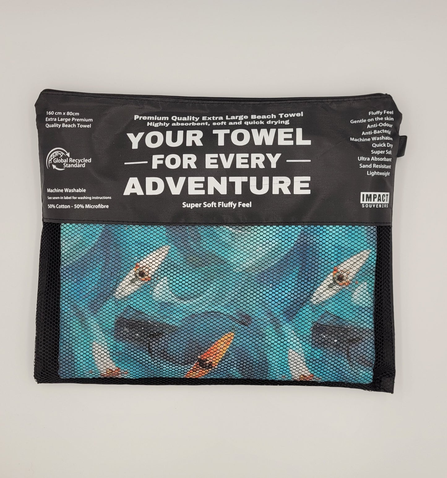 Aerial Surfers Travel Towel