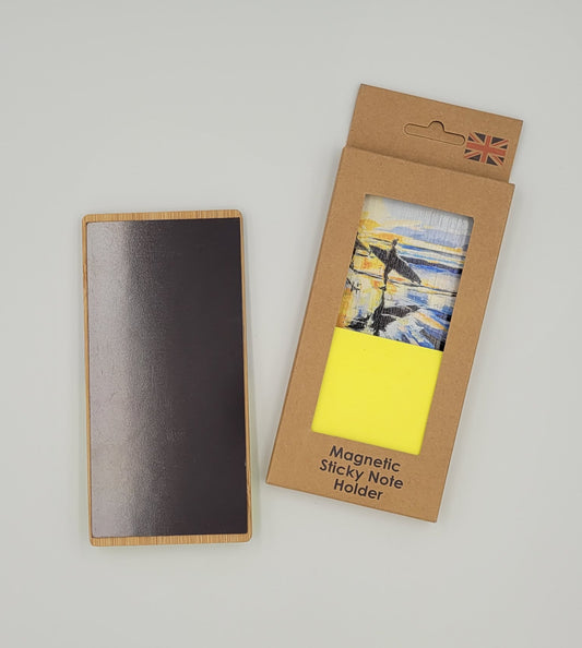 Sunset Surfers Magnetic Sticky Note Pad
