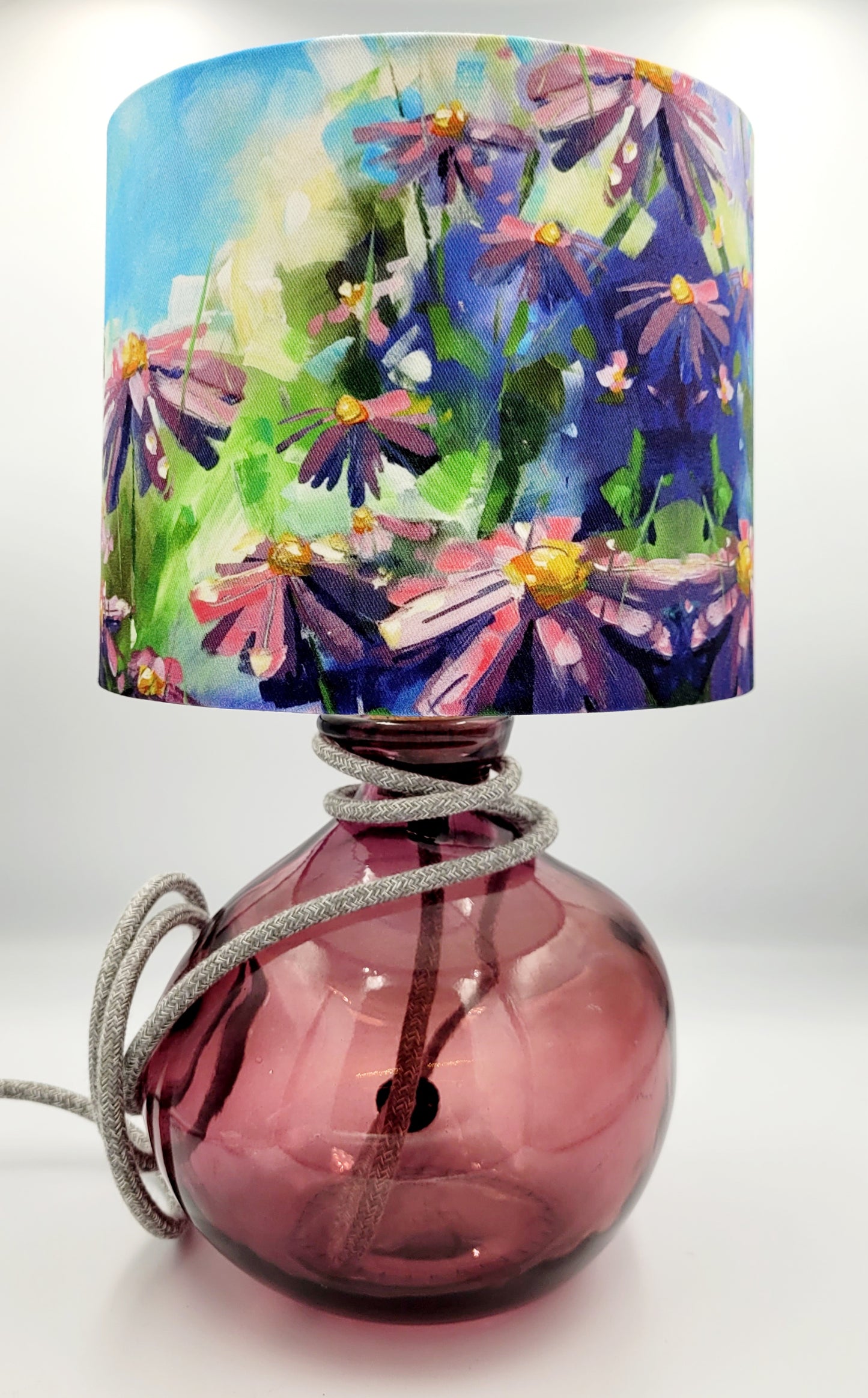 Purple Daisy Lampshade