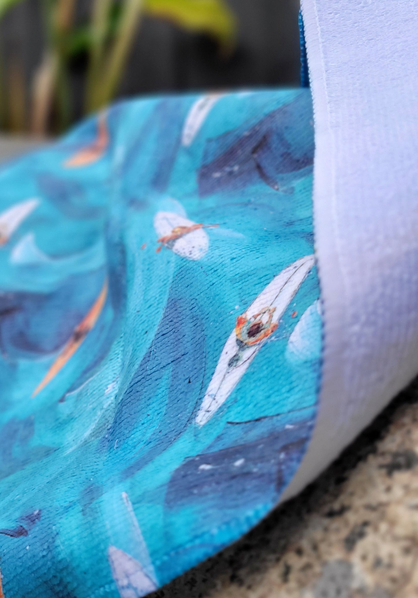 Aerial Surfers Travel Towel