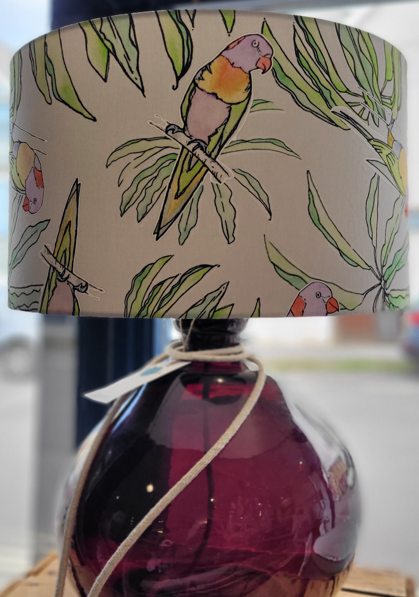 Lorikeet Lampshade