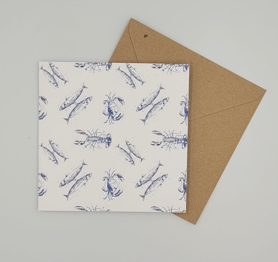 Sealife Greetings Card