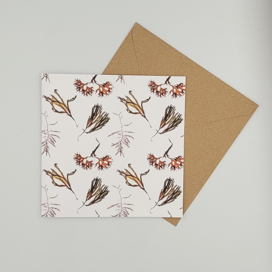 Seaweed Greetings Card