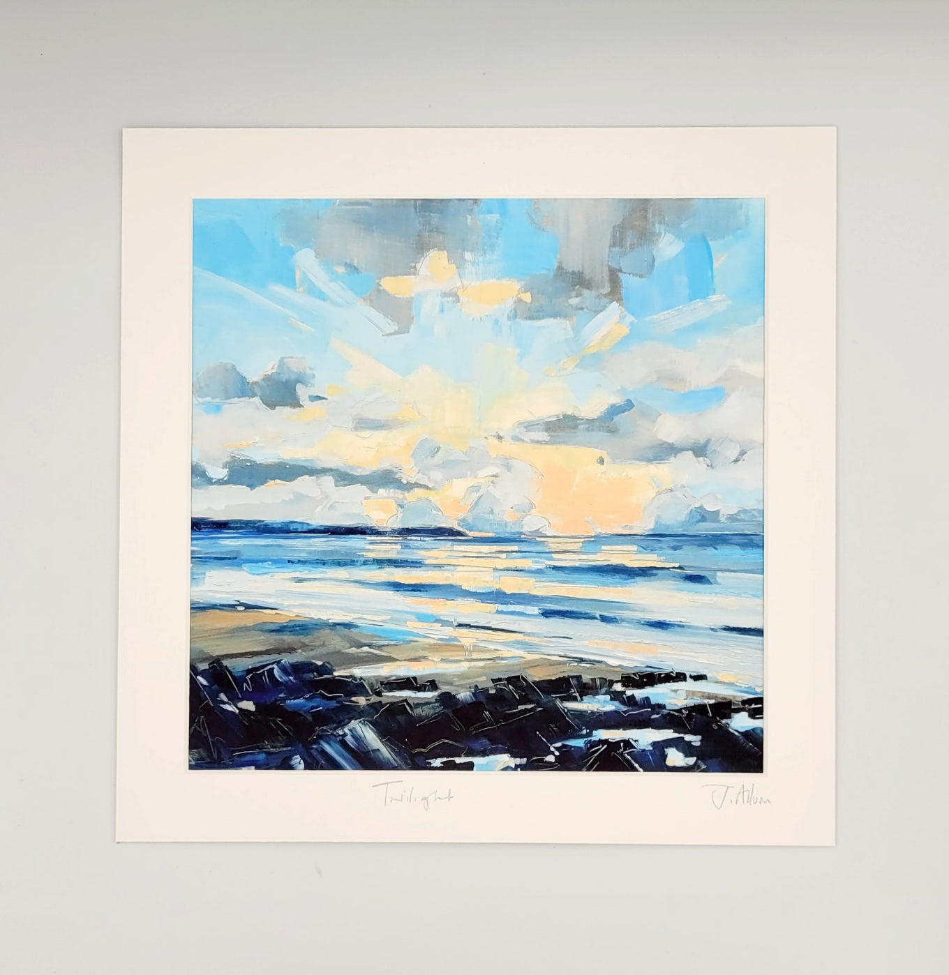 Twilight Art print by Jo Allum