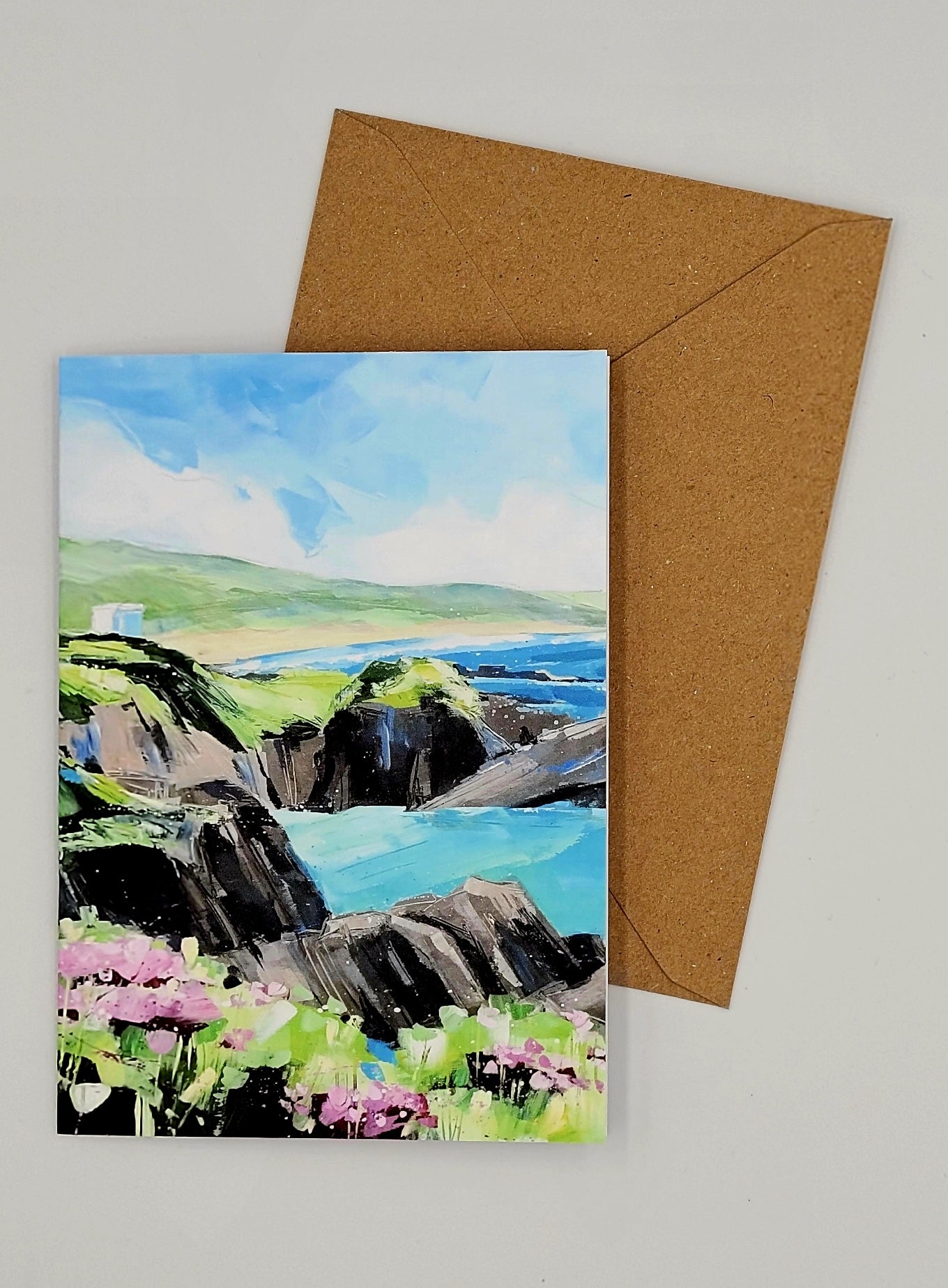 Across Barricane Greetings Card