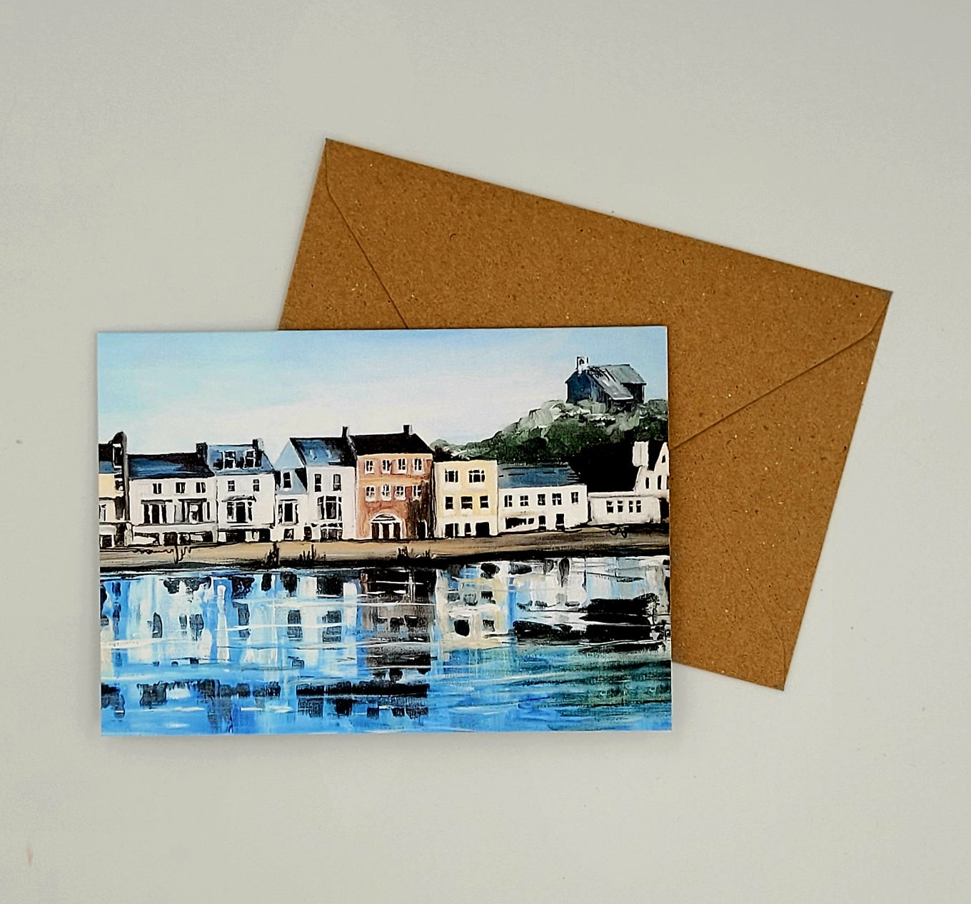 Harbour Houses Greetings Card