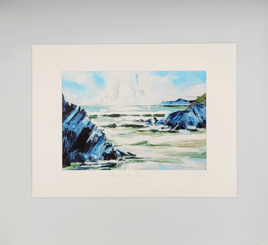 Barricane Seas. Art print by Jo Allum