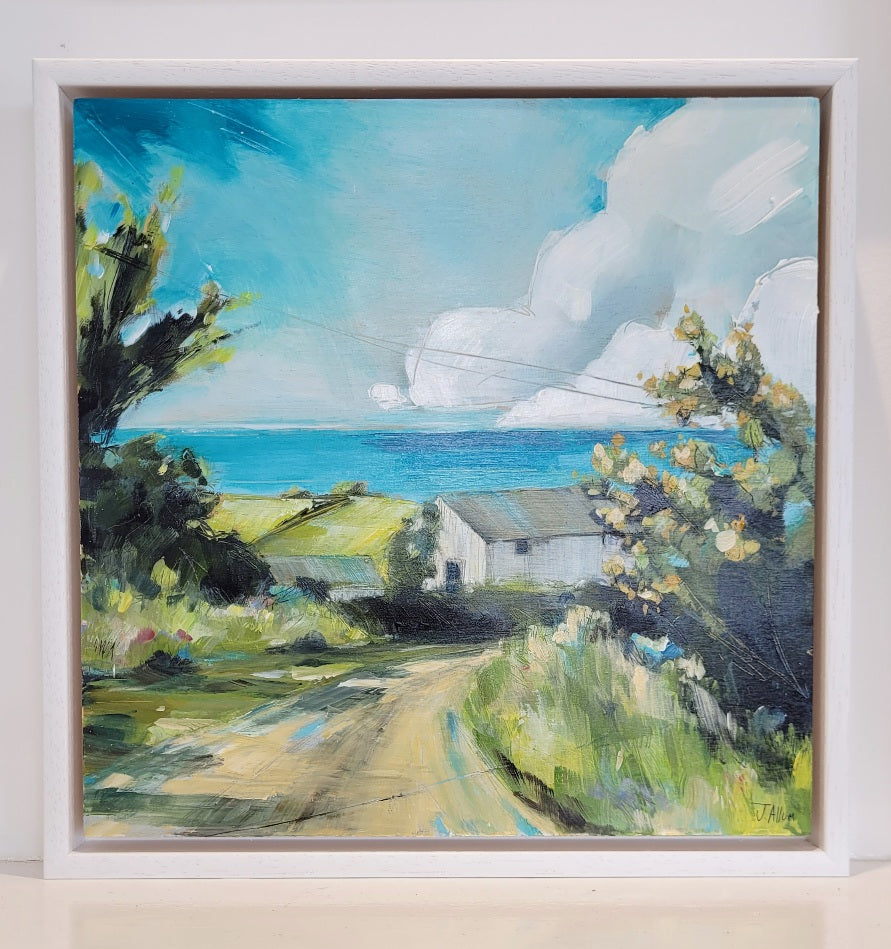 Devon lanes and sea glimpses by Jo Allum