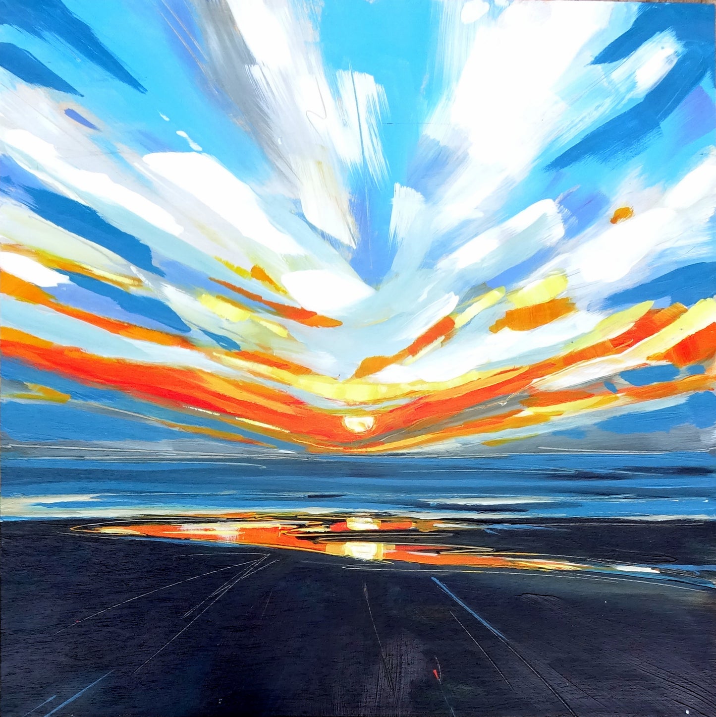 Sunset Skies. Art Prints by Jo Allum