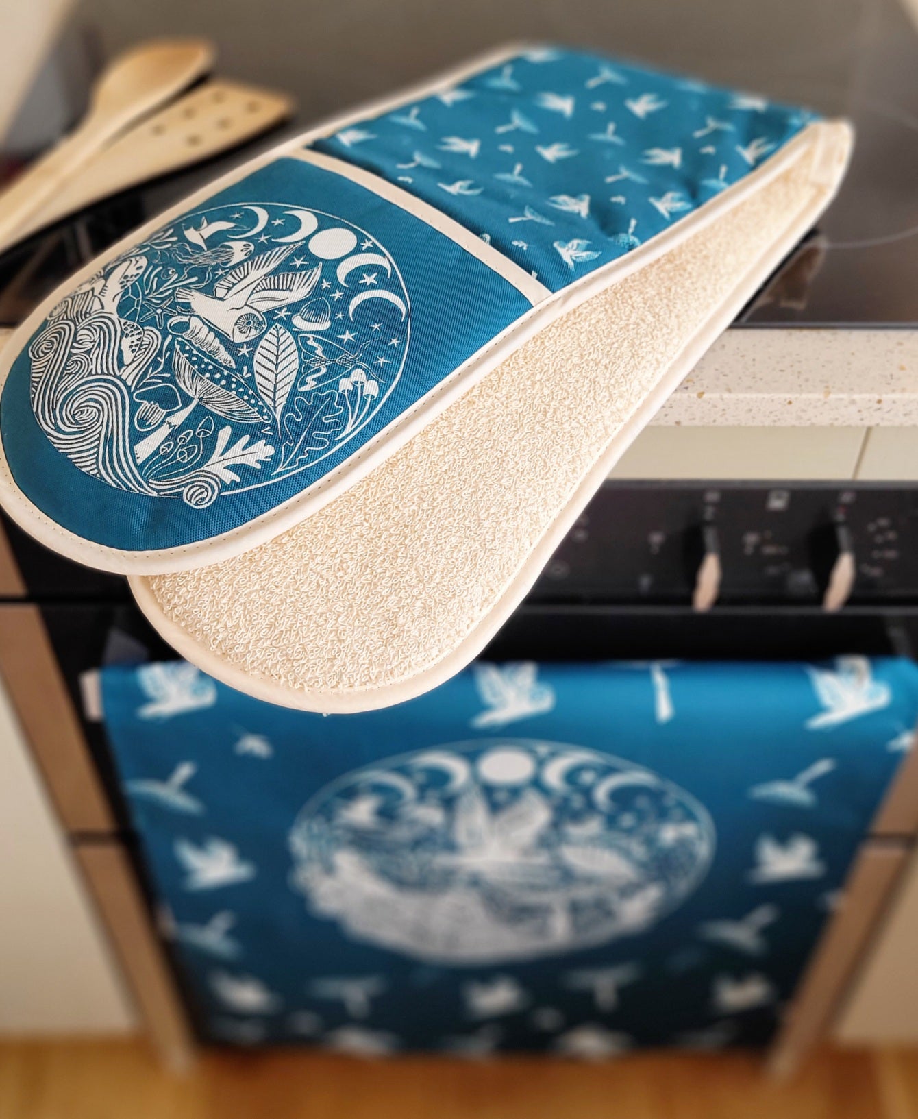 Nature is Watching Tea Towel