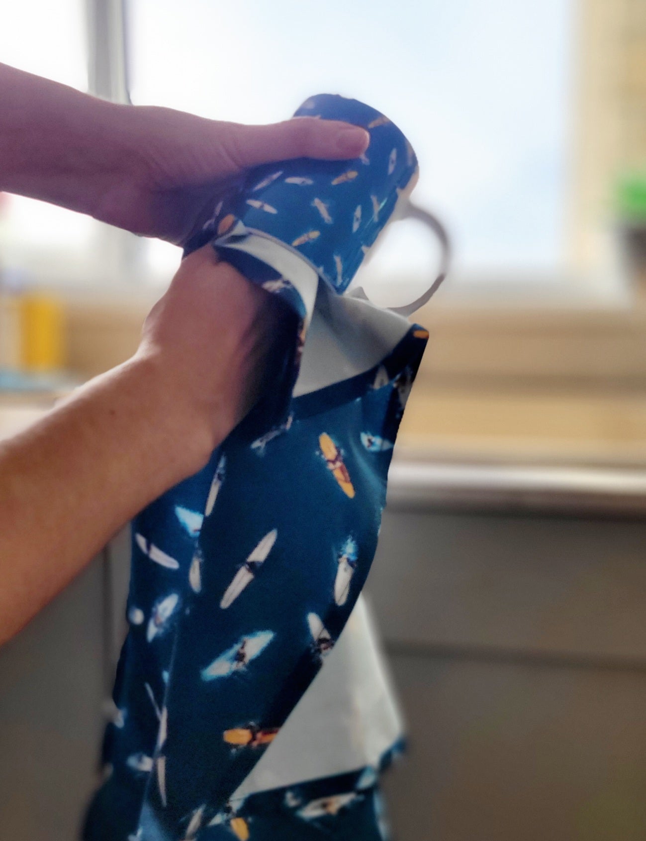 Aerial Surfers Tea Towel