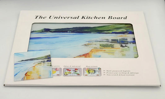 Where the land meets the sea design Worktop Savers, Table Mats and Coasters