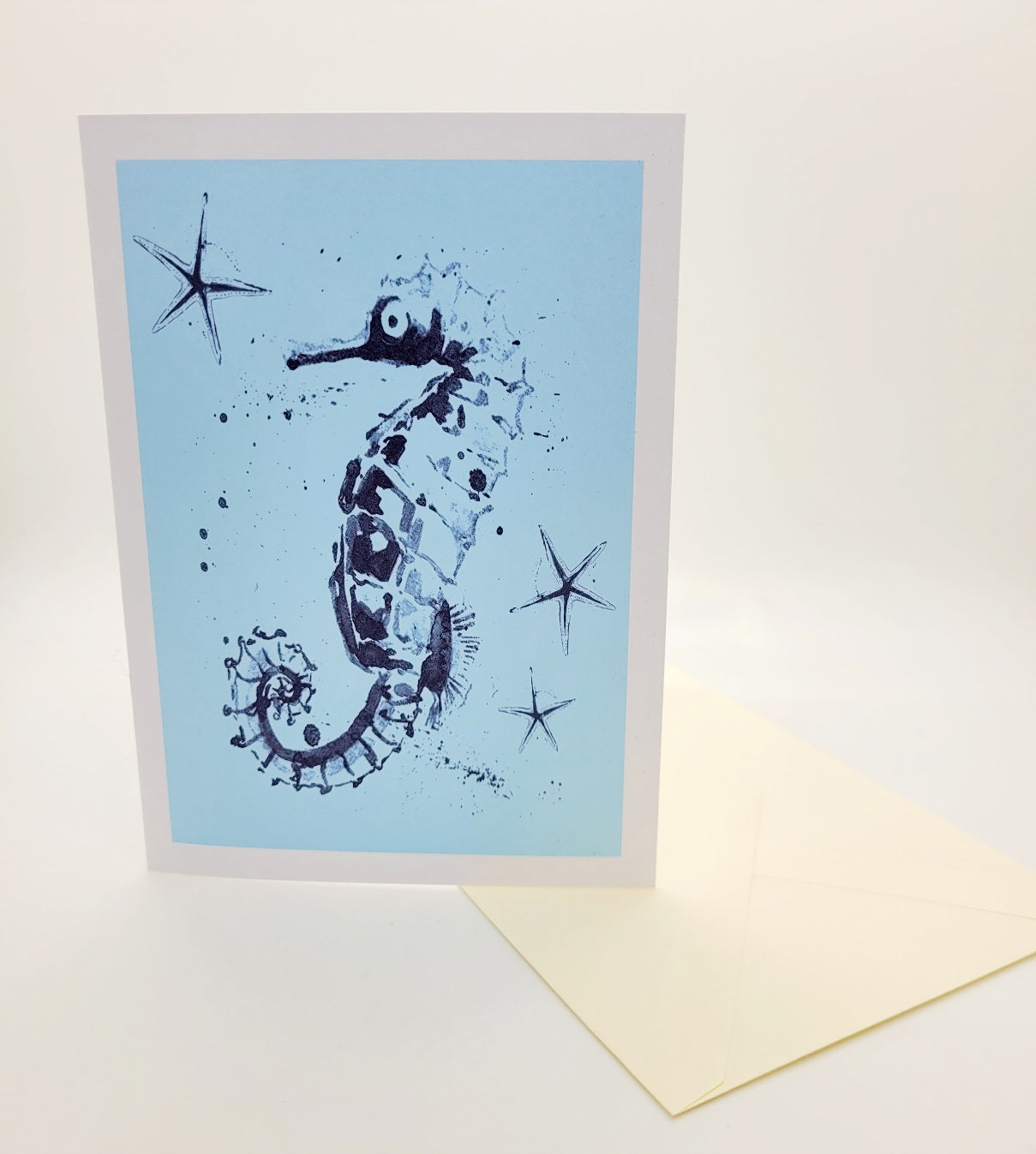 Seahorse Greetings Card