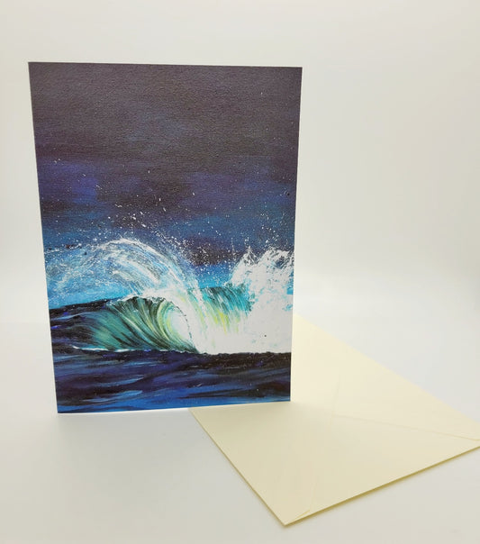 Wave Greetings Card