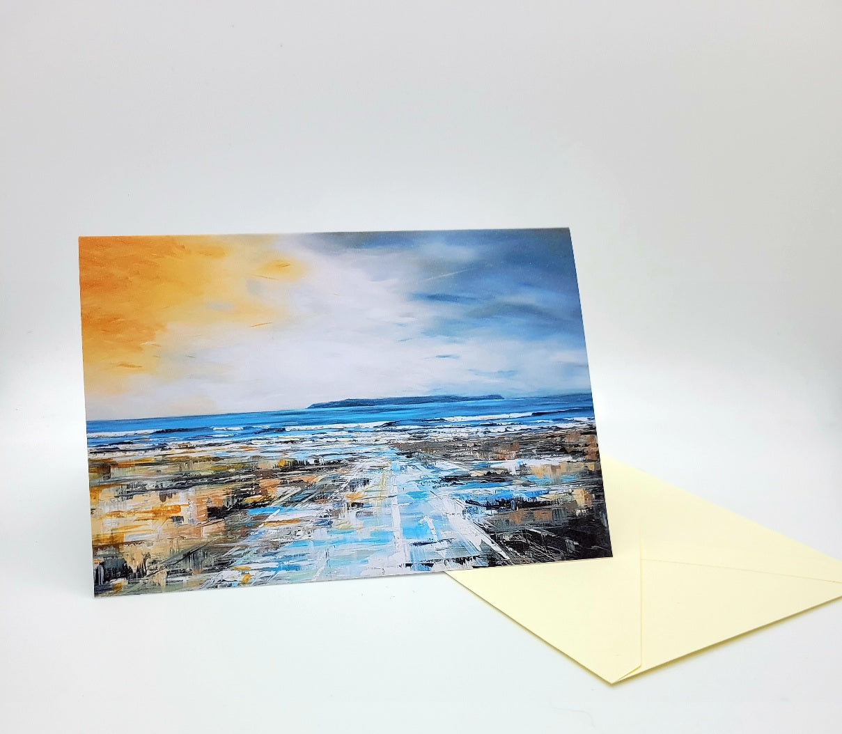 Lundy Storm Greetings Card