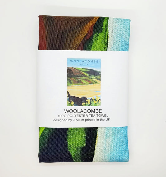 Woolacombe Beach Tea Towel